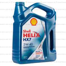Масло Shell Helix HX7, 5W-40, канистра 4 л